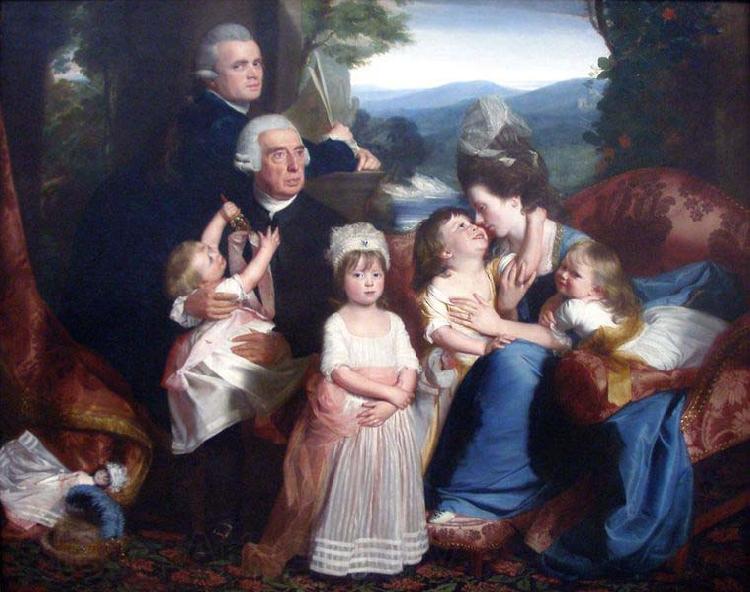 John Singleton Copley Portrait of the Copley family Norge oil painting art